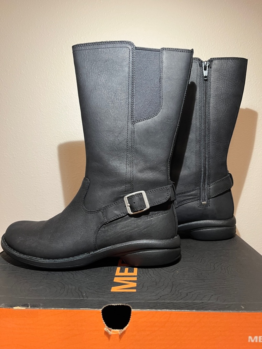 Merrell Andover Peak WP (Waterproof) Boots - Black - Picture 8 of 11